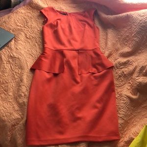 Coral dress